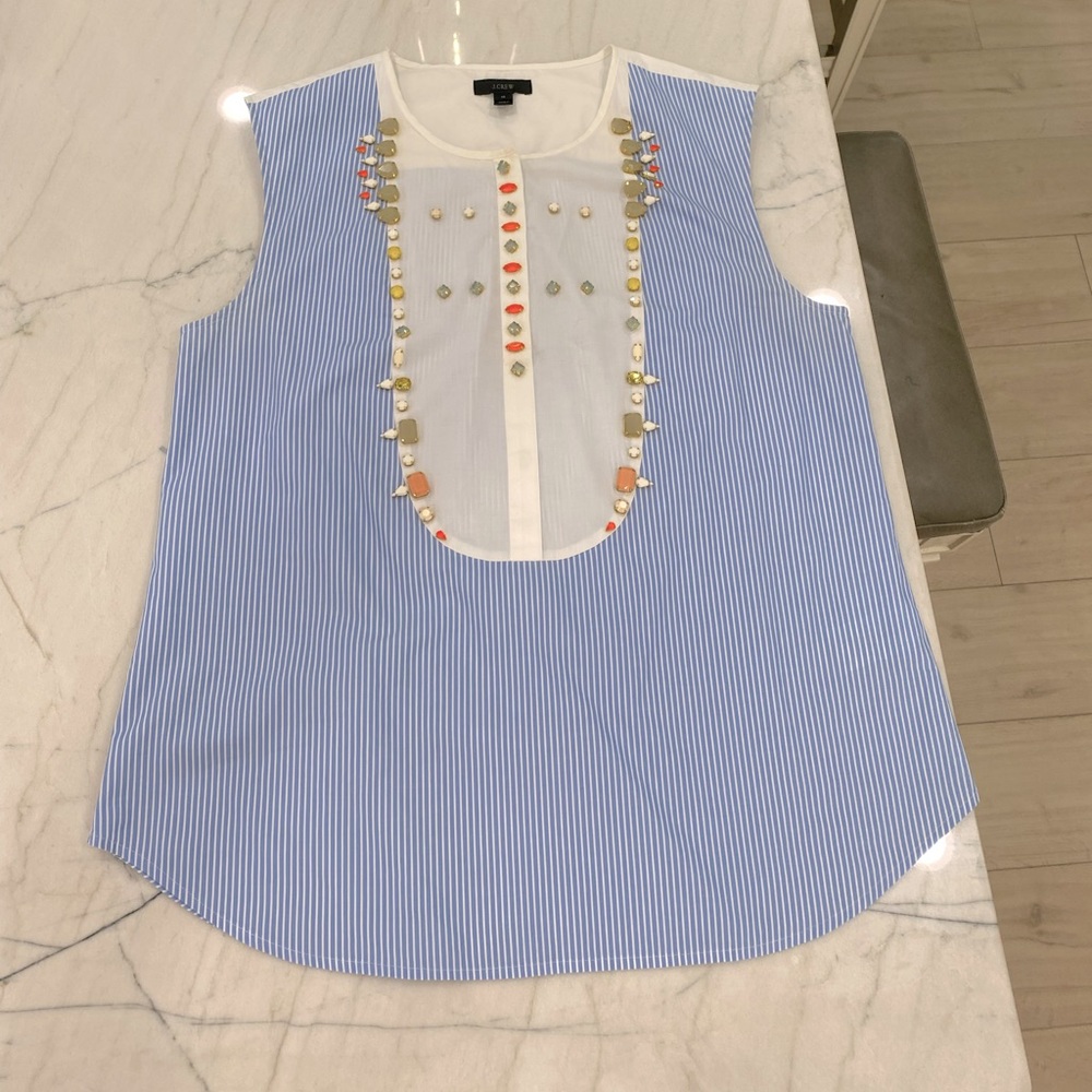 Jcrew embellished top